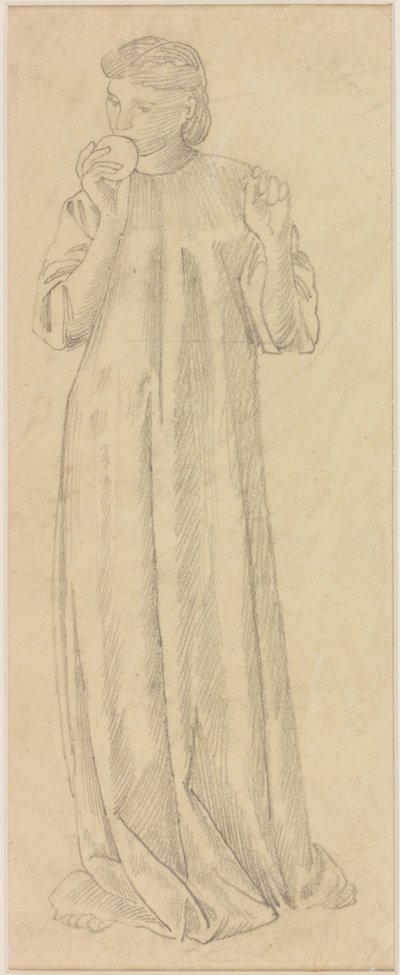 Figure féminine avec pomme - Edward Burne Jones